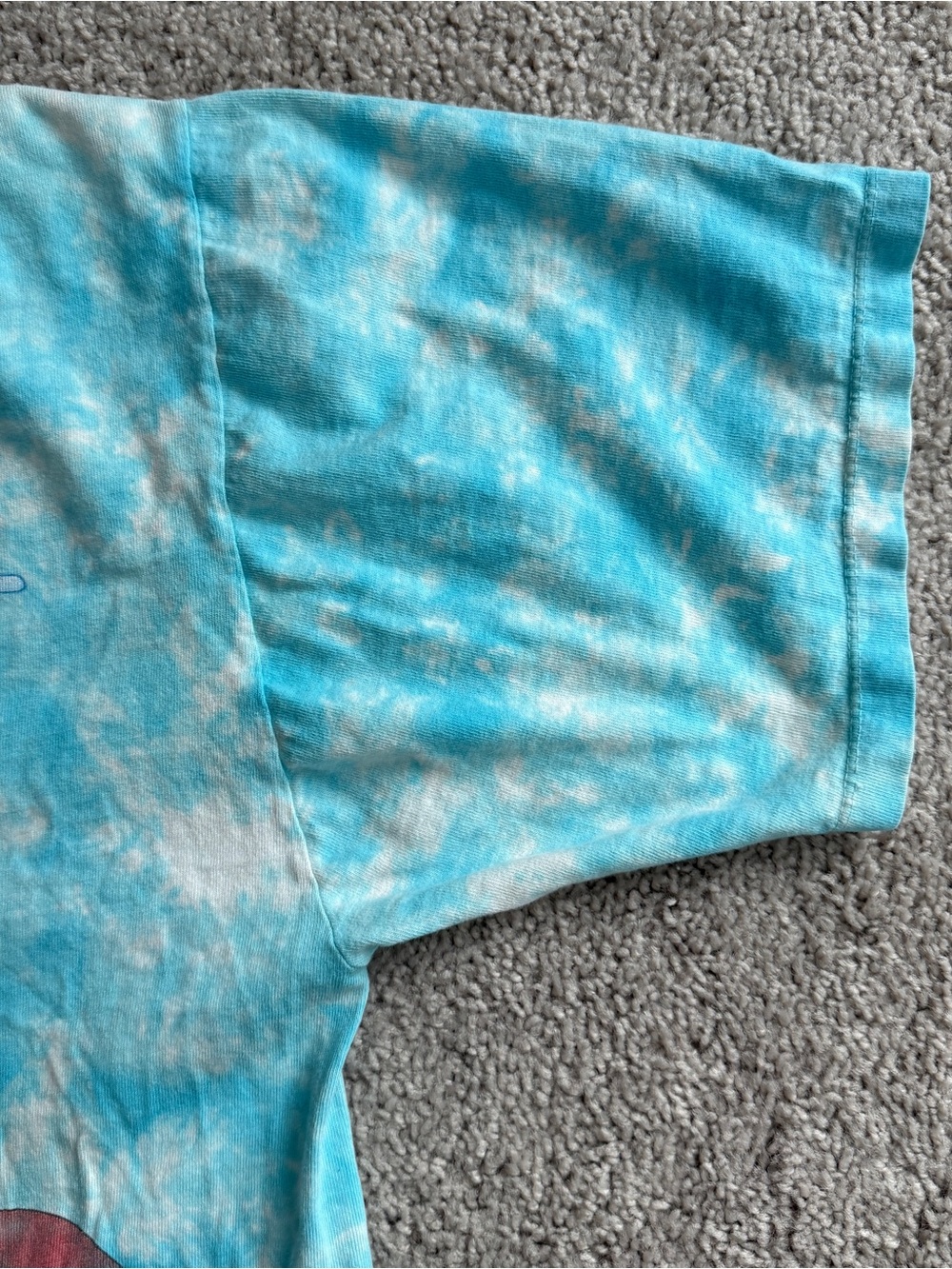 Vintage 1993 Grateful Dead Liquid Blue Songs Fill The Air Tie Dye Tee XL - Picture 7 of 11